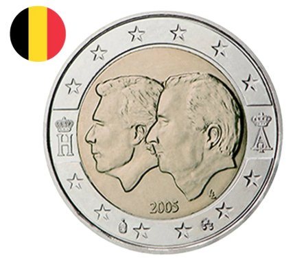 Belgium 2005 - 2 Euro Commemorative Coin - Belgian-Luxembourgish EU