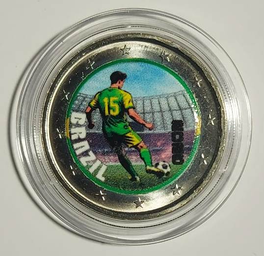 2 euros commemorative FIFA2026 - Algeria, Argentina, Brazil, Mexico, South Africa, Senegal, Turkey, USA
