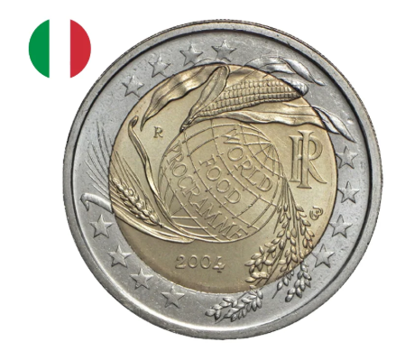 Italy2004 - 2 Euro Commemorative Coin - World Food Programme