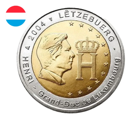 Luxembourg 2004 - 2 Euro Commemorative Coin - Grand Duc Henry