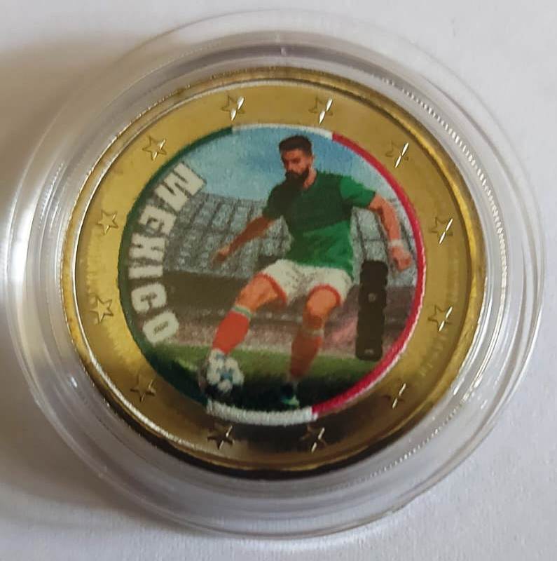 2 euros commemorative FIFA2026 - Algeria, Argentina, Brazil, Mexico, South Africa, Senegal, Turkey, USA