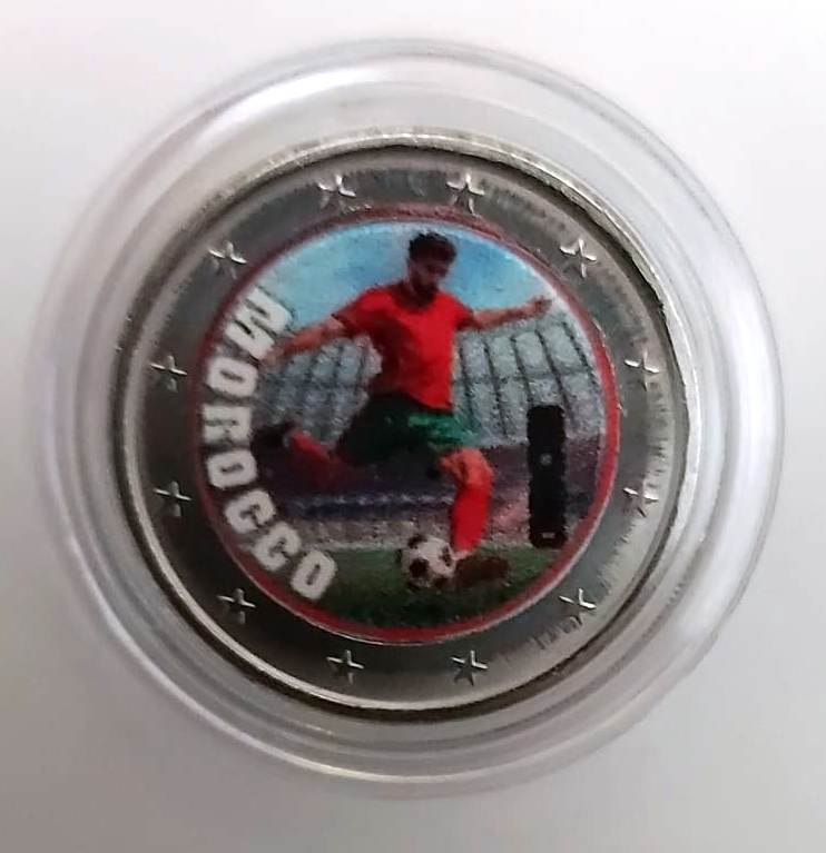 2 euros commemorative FIFA2026 - Belgium, England, France, Germany, Netherlands, Norway, Portugal, Spain