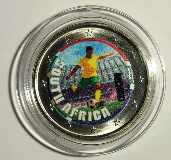 2 euros commemorative FIFA2026 - Algeria, Argentina, Brazil, Mexico, South Africa, Senegal, Turkey, USA