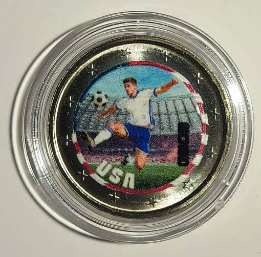 2 euros commemorative FIFA2026 - Algeria, Argentina, Brazil, Mexico, South Africa, Senegal, Turkey, USA