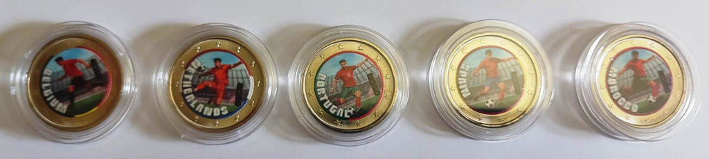 2 euros commemorative FIFA2026 - Be, Nl, Pt, Es, Ma