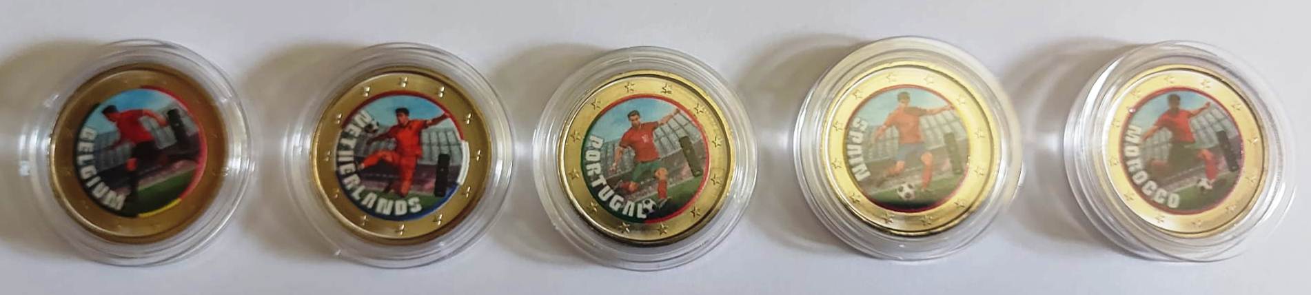 2 euros commemorative FIFA2026 - Be, Nl, Pt, Es, Ma